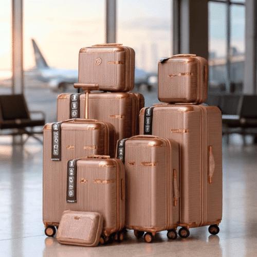 8-in-1 Red Sea Premium Luggage Bag (Pink)