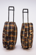 Classic Checkered Trolley Bag Set