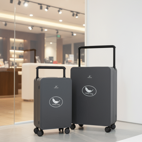 Leaves king luggage bag