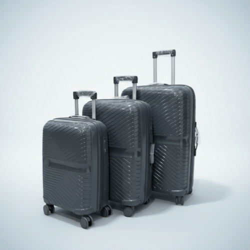 Goodpartner 3-In-1 Unbreakable Luggage Set (Gray)