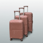 Goodpartner 3-In-1 Unbreakable Luggage Set (Pink)