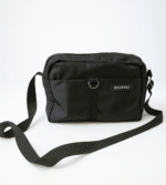 Mendels Durable polyester Cross Bag (Black)