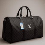 The Luxury Checkered Louis Vuitton Duffle Bag (Black)