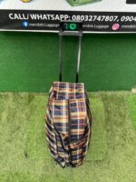 2-in-1 Mendels Classic Checkered Trolley Bag Set - Image 2