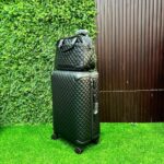 Diamond Quilted 4-in-1 Luggage Bag (Black) - Image 6
