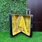 Diamond Quilted 4-in-1 Luggage Bag (Black) - Image 4