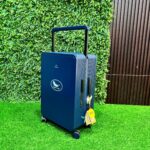 Leaves king luggage bag (Navy Blue) - Image 4