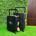 Leaves king luggage bag (Black)