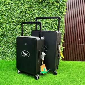 Leaves king luggage bag (Black)