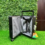 Leaves king luggage bag (Black) - Image 4