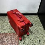 3-in-1 Red Aluminum Luggage Bag - Image 4