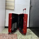 3-in-1 Red Aluminum Luggage Bag - Image 6