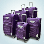 Leader Polo 5-In-1 Luggage Set (Purple)