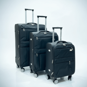 OnyxStride SilverLine 3-Piece Luggage Set