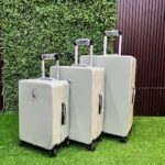 PC Aluminum 3-Piece Spinner Luggage Set (Mint Green) - Image 2