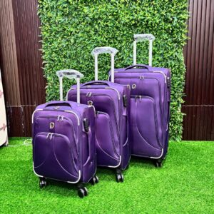 3-In-1 GoodPartner Travel Luggage Set (Purple)