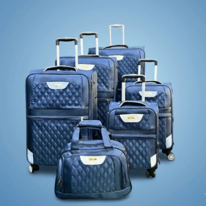 Leader Polo 5-In-1 Luggage Set (Navy Blue)