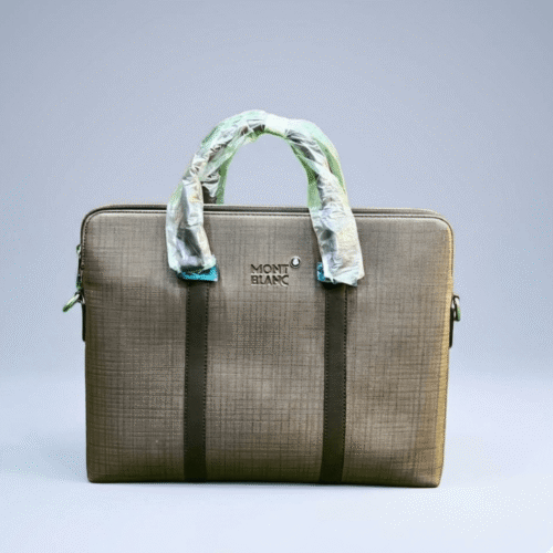 Montblanc Brown Leather Document Briefcase