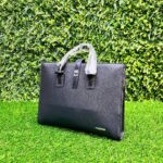 Pufandaishu Flap Briefcase (Navy Blue} - Image 3
