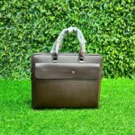 Montblanc Brown Leather Document Briefcase