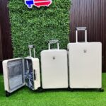 PC Aluminum 3-Piece Spinner Luggage Set (White) - Image 6