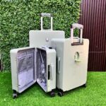 PC Aluminum 3-Piece Spinner Luggage Set (Mint Green) - Image 7