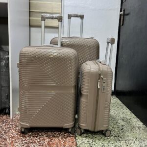 Goodpartner 3-In-1 Unbreakable Luggage Set (Brown)