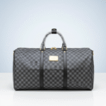 The Luxury Checkered Louis Vuitton Duffle Bag (Black & Gray)