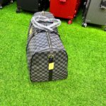 The Luxury Checkered Louis Vuitton Duffle Bag (Black & Gray) - Image 2