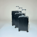 3-in-1 Black PC Aluminum Luggage Bag