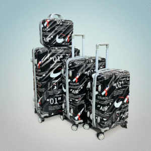 4-In-1 Black Urban Doodle Luxe Travel Set