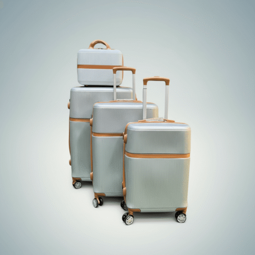 4-in-1 Silver Luxe Travel Collection