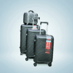 Leader Polo Black Premium 4-In-1 Luggage Set