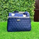 5-Piece Navy Blue Swiss Polo Luggage Set