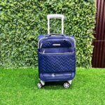 5-Piece Navy Blue Swiss Polo Luggage Set - Image 5