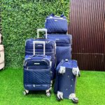 5-Piece Navy Blue Swiss Polo Luggage Set - Image 2