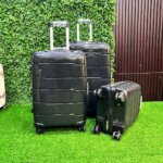 3-In-1 Black AzureStride Unbreakable Luggage Set - Image 3