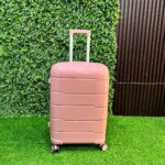 3-In-1 Pink AzureStride Unbreakable Luggage Set - Image 4