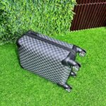 Checkered 3-Piece Travel Luggage Set - Image 7