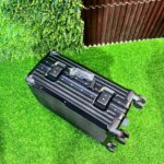 2-In-1 PC Black Aluminum Travel Luggage Set